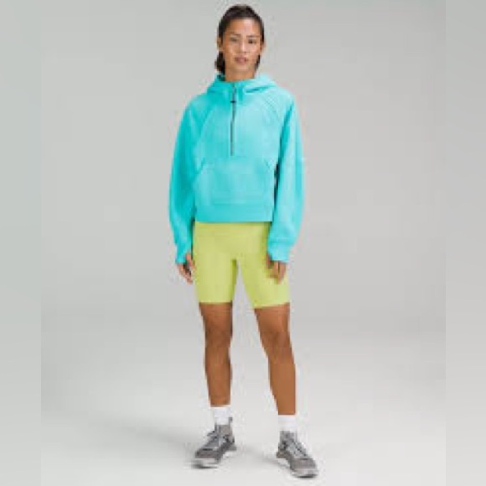 Blue lululemon half zip scuba!